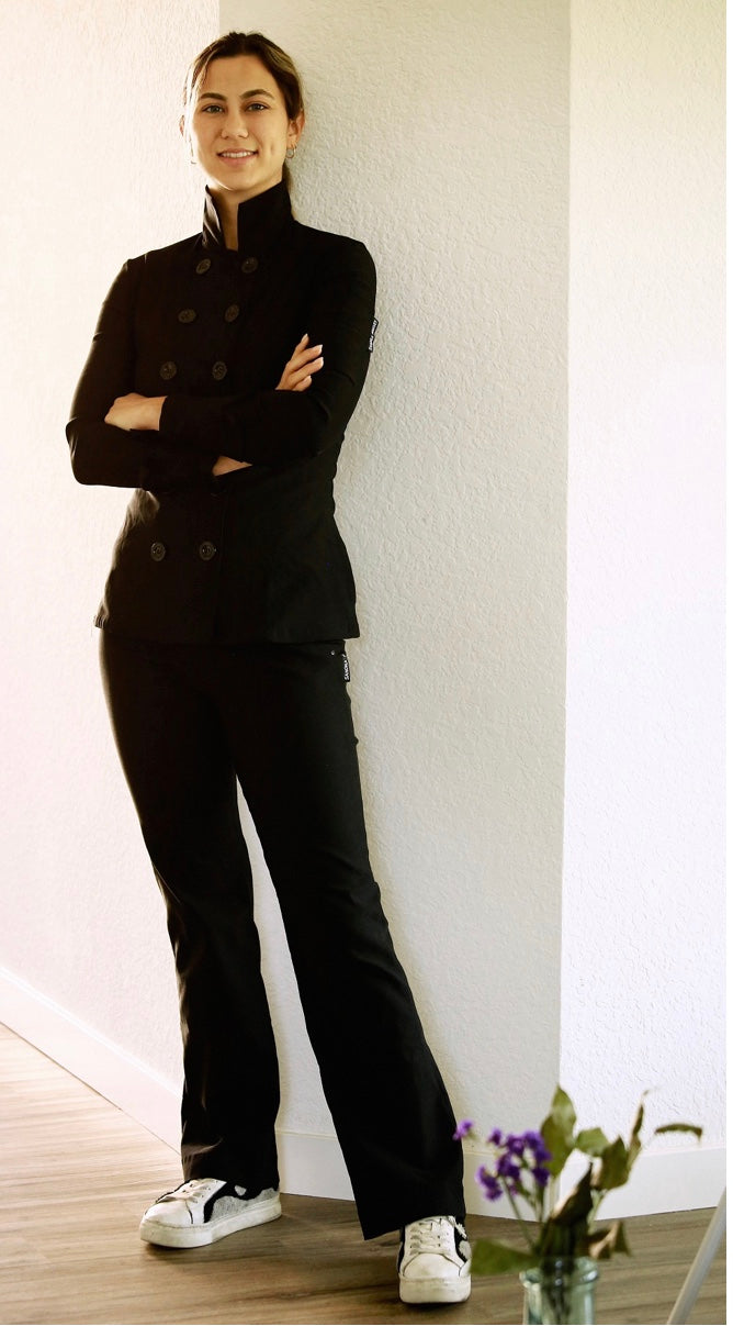 Classic Brigade Chef Coat - Black