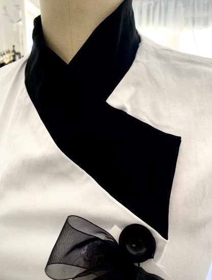 Yasmeen w/ contrast color collar and cuffs -Made to Order