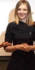 Yasmeen chef coat - black