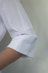 Yasmeen womens fitted chef coat